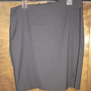Grey Halogen Pencil Skirt